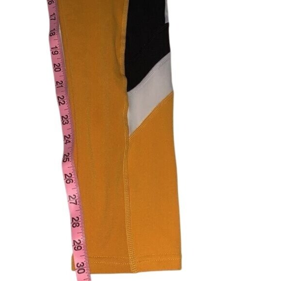 Yellow & Black Tracksuit Set With Hoodie & Striped Design L/XL - Picture 11 of 14